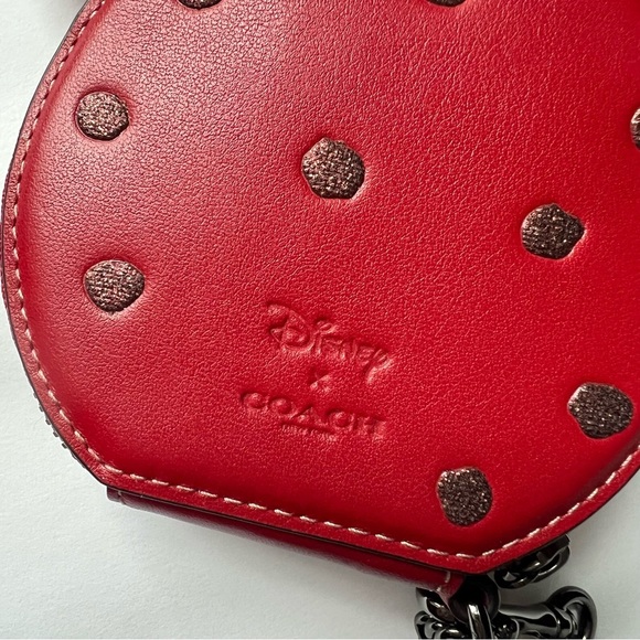 Coach Mickey Mouse Disney leather coin pouch wallet limited edition - Picture 3 of 5